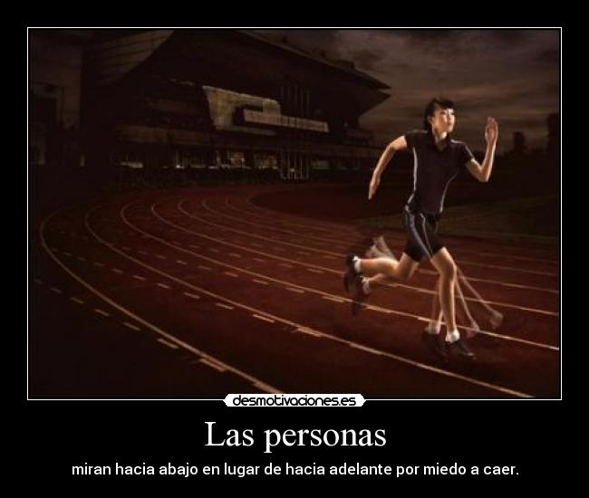 carteles personas camino caer desmotivaciones