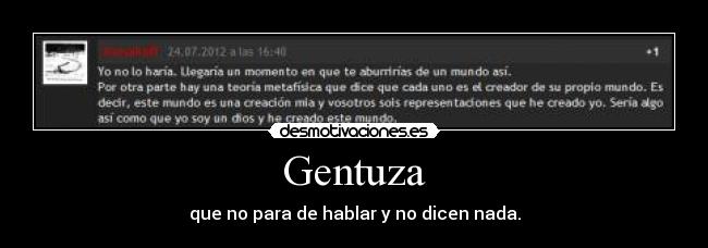 Gentuza -