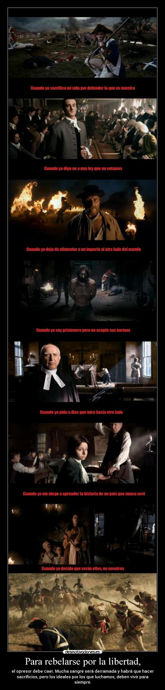 carteles libertad assassins creed desmotivaciones