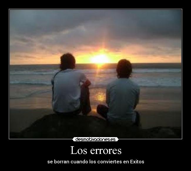 carteles errores exitos desmotivaciones