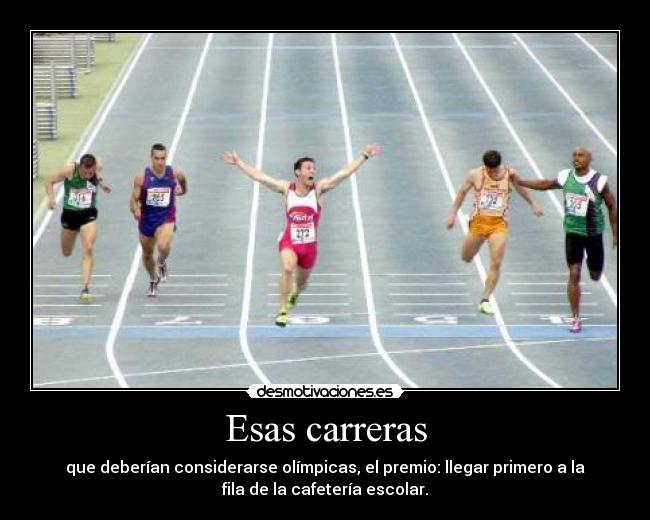 carteles carreras desmotivaciones