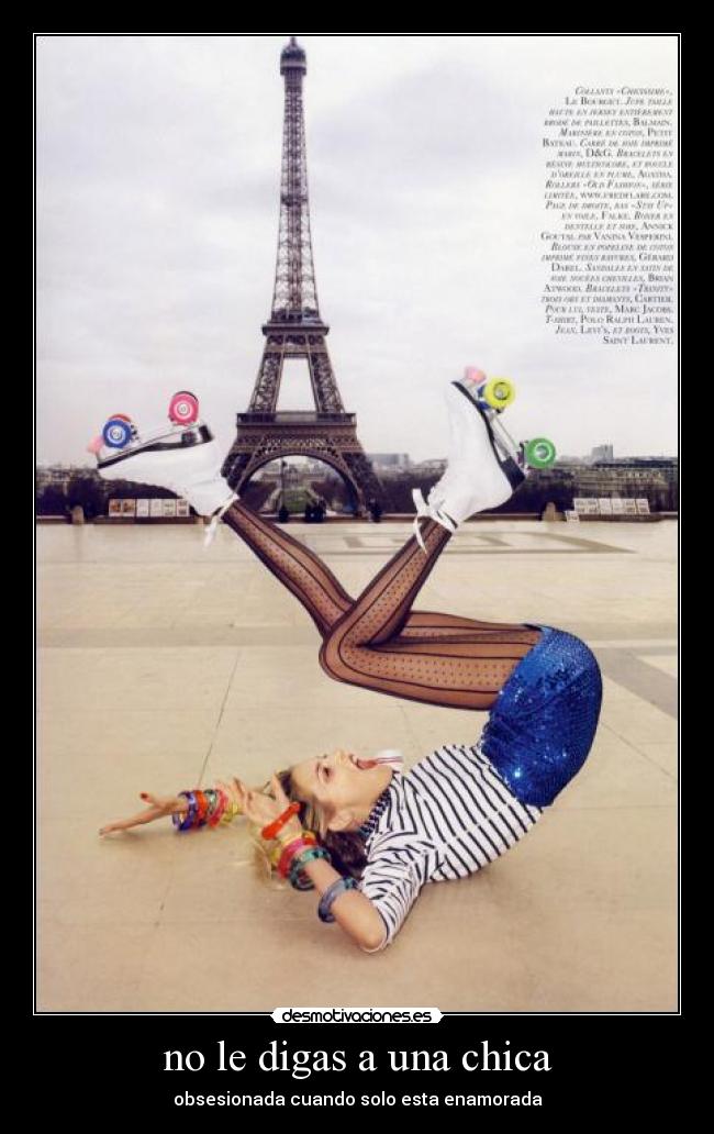 no le digas a una chica - obsesionada cuando solo esta enamorada