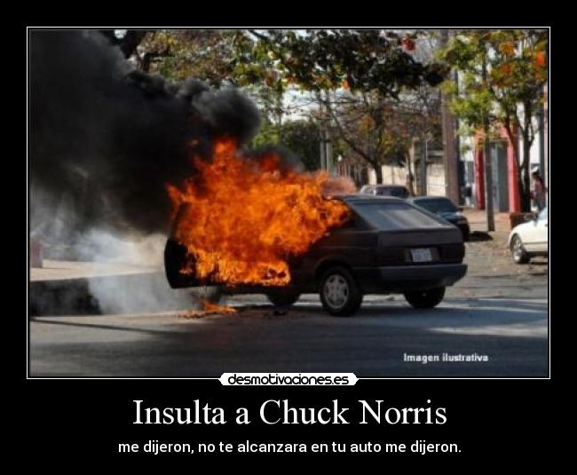 Insulta a Chuck Norris - 