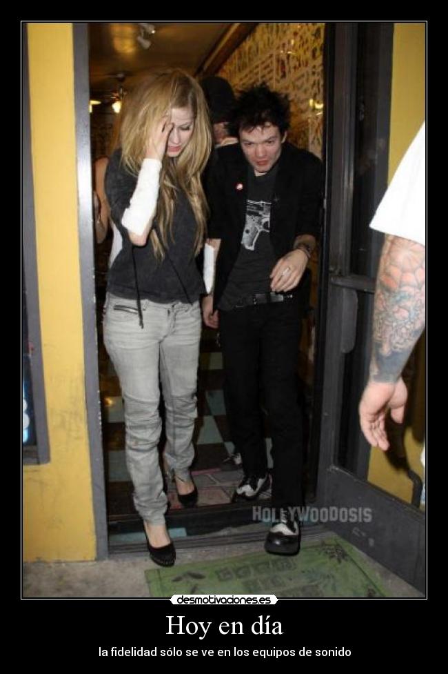 Hoy en día - la fidelidad sólo se ve en los equipos de sonido