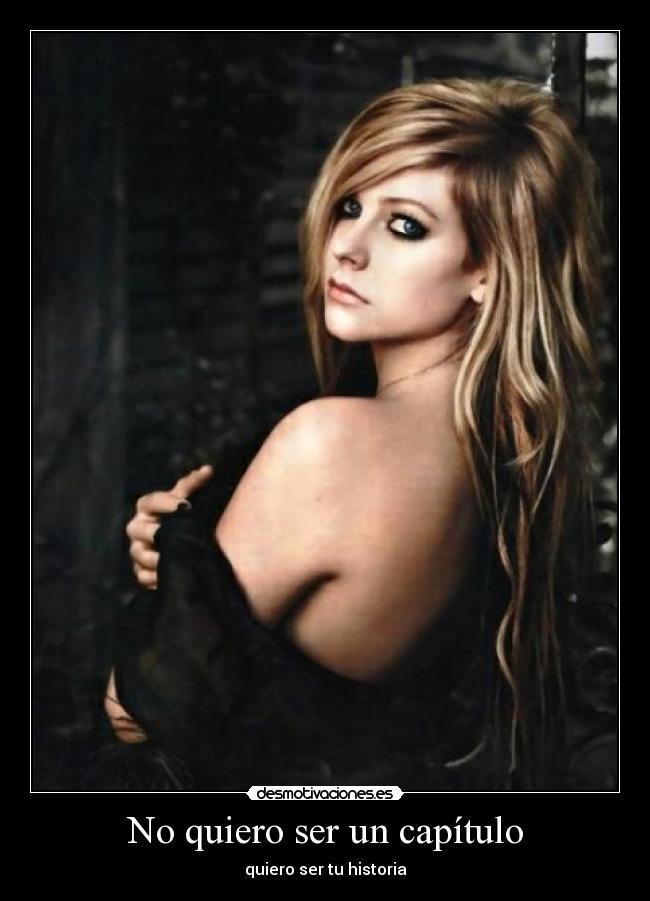No quiero ser un capítulo -