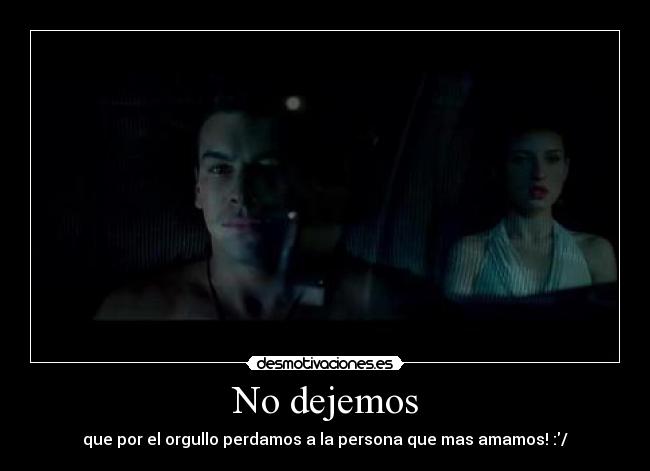 No dejemos -