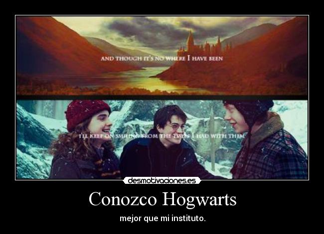 Conozco Hogwarts -