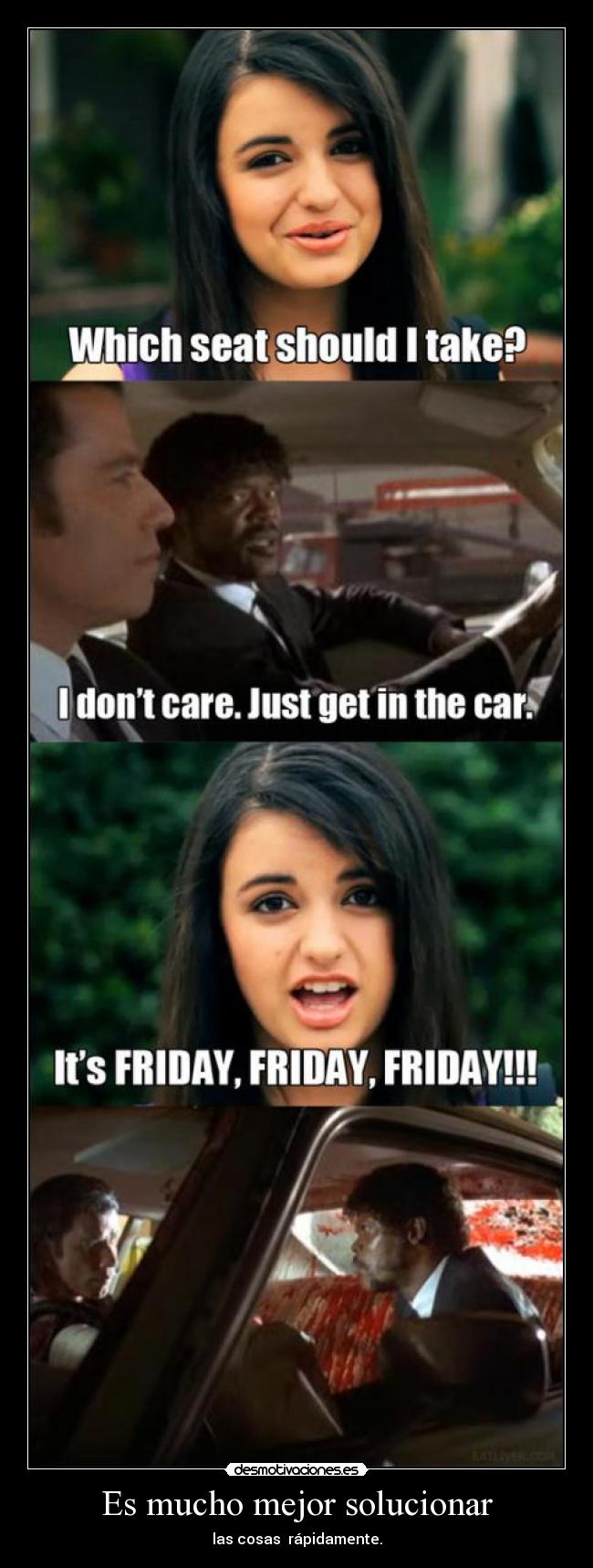 Es mucho mejor solucionar - 