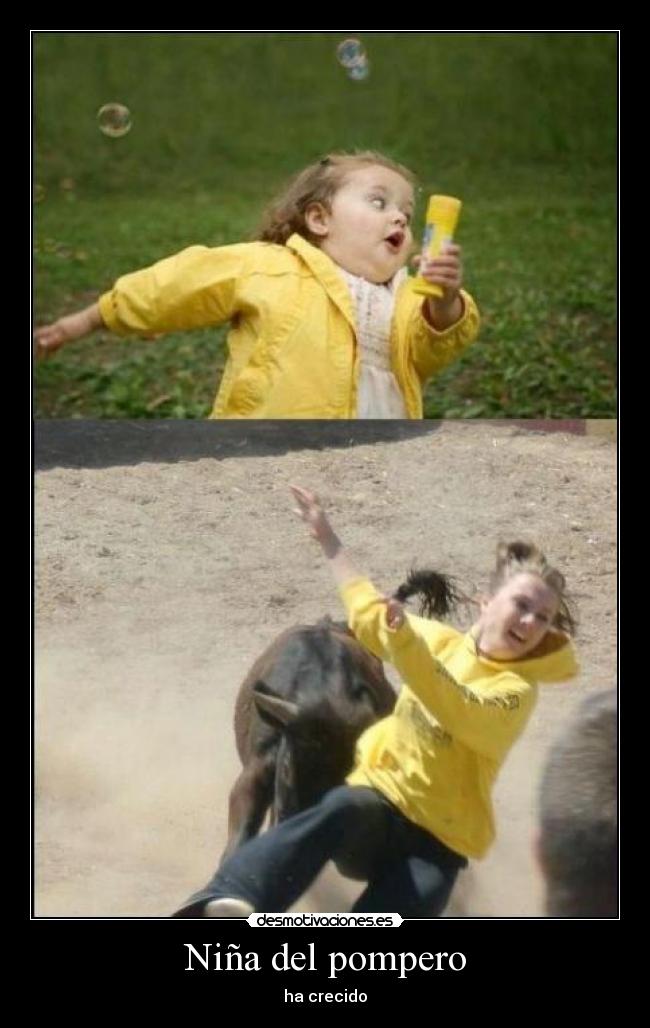 Niña del pompero - ha crecido