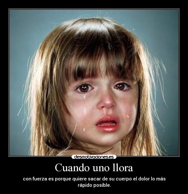 Cuando uno llora - 