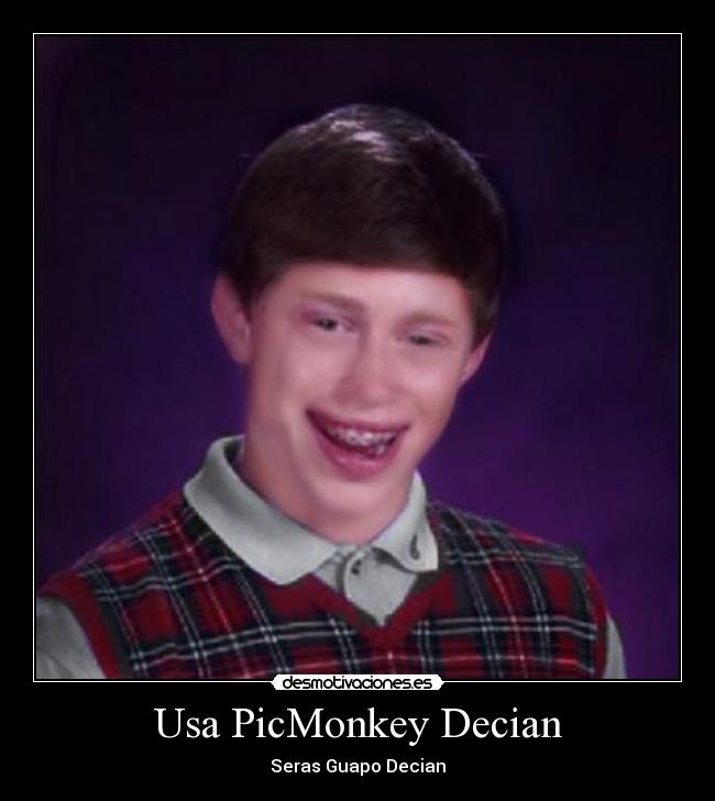 Usa PicMonkey Decian -