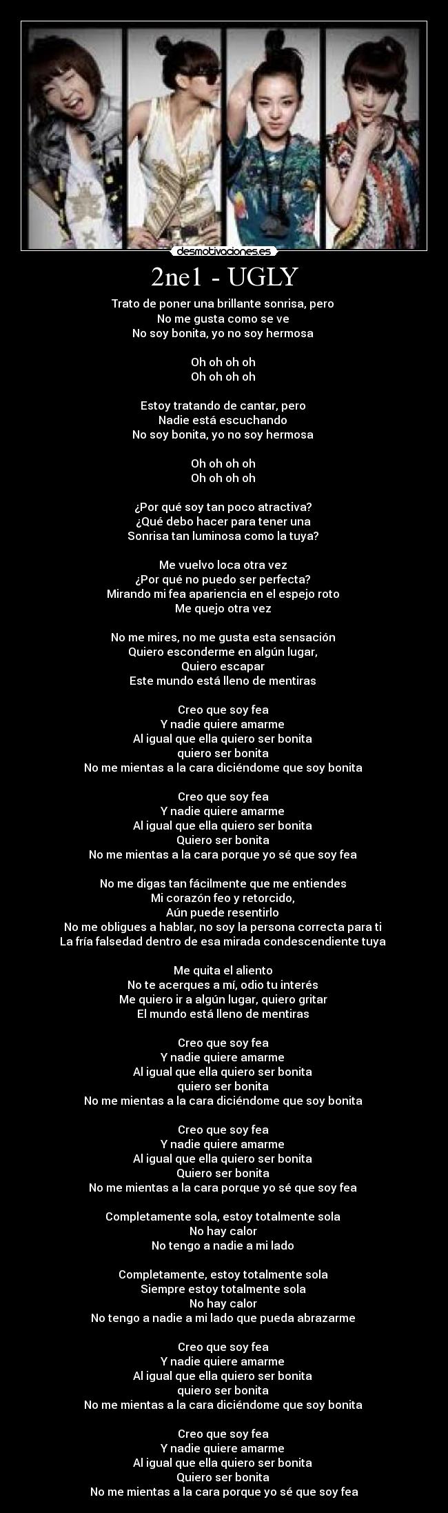 2ne1 - UGLY - 