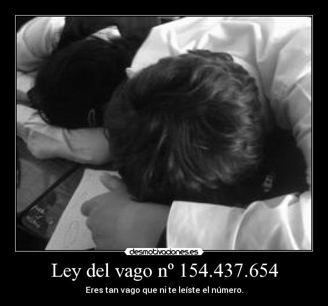 Ley del vago nº 154.437.654 -
