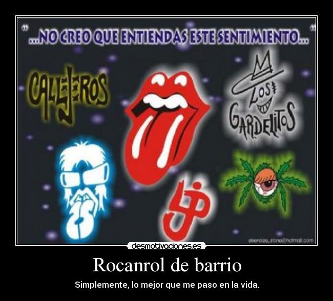 carteles rocanrol desmotivaciones