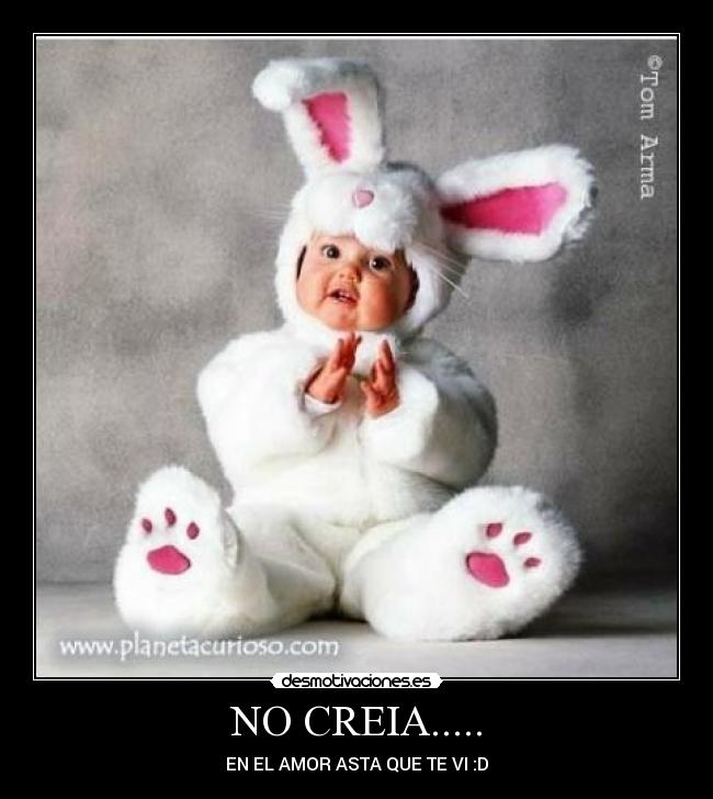NO CREIA..... -