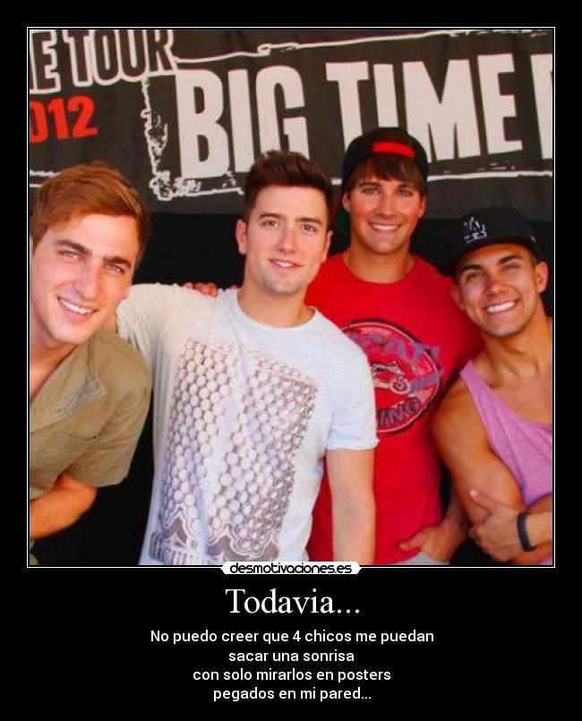 carteles big time rush desmotivaciones