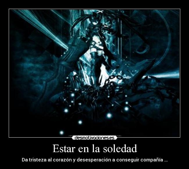 Estar en la soledad -