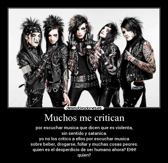 Muchos me critican - 