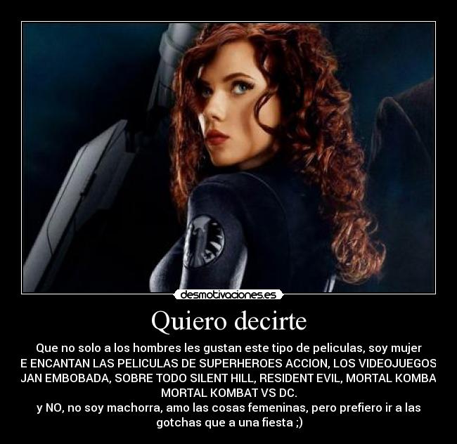 carteles superheroes accion videojuegos mujer desmotivaciones