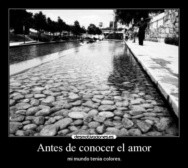 Antes de conocer el amor -