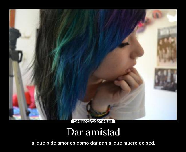 Dar amistad -