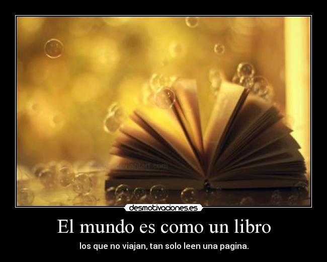 El mundo es como un libro - 