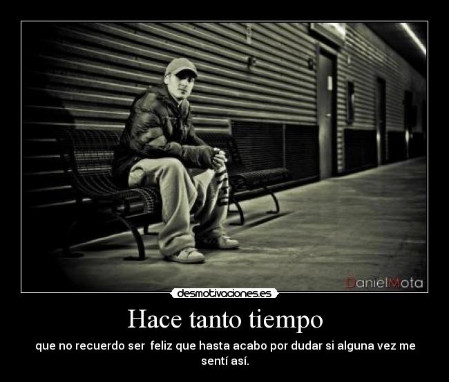 Hace tanto tiempo -