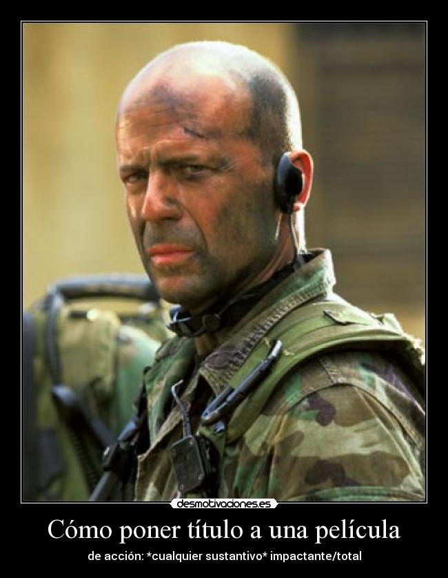 Cómo poner título a una película -