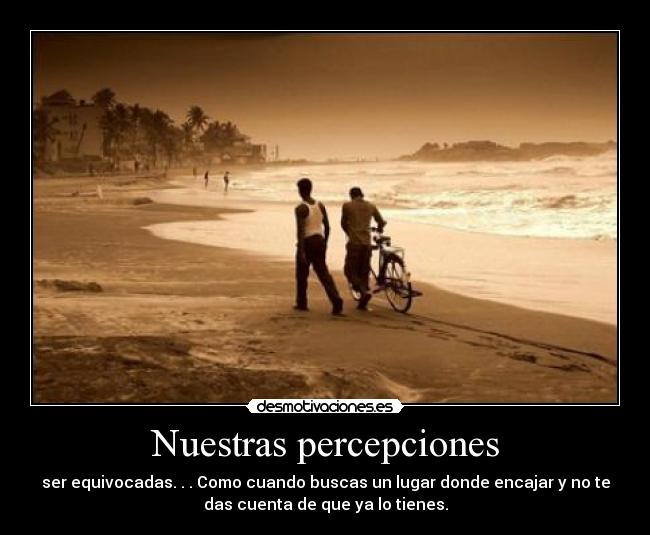 Nuestras percepciones - 