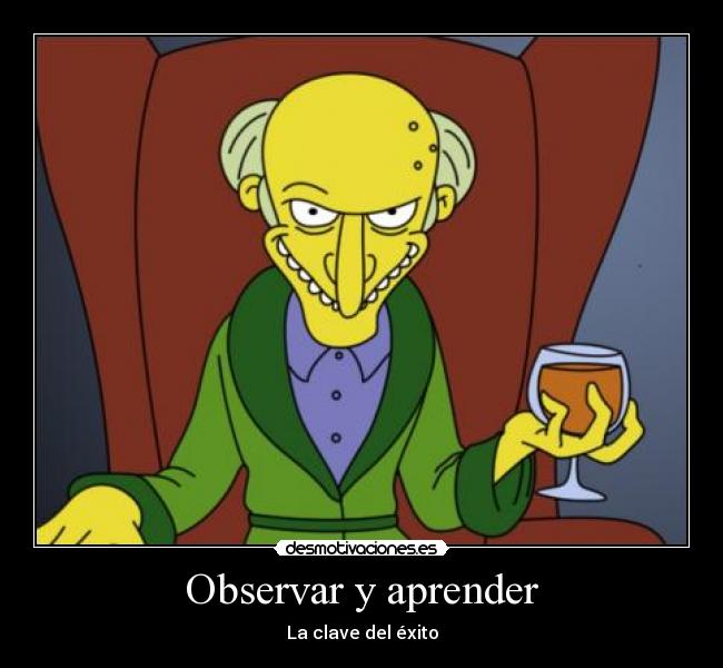 Observar y aprender - 