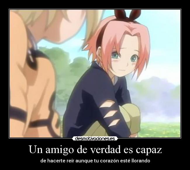 carteles naruto sakura ino anime desmotivaciones
