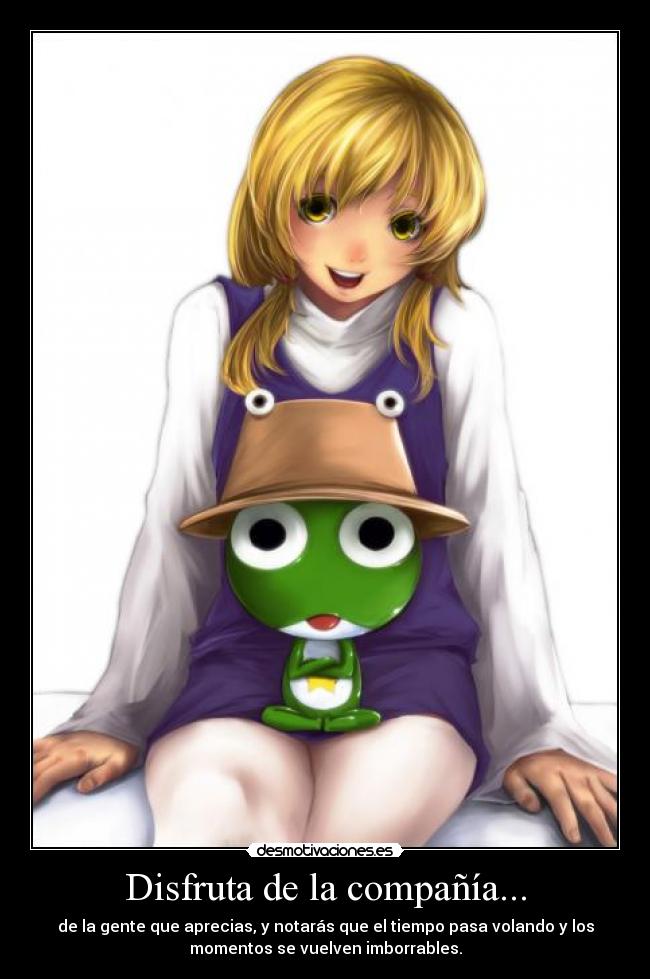 carteles suwako moriya capitan keroro sabia que ambos tenian algo comun desmotivaciones