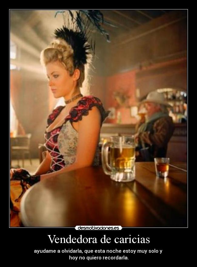 Vendedora de caricias -