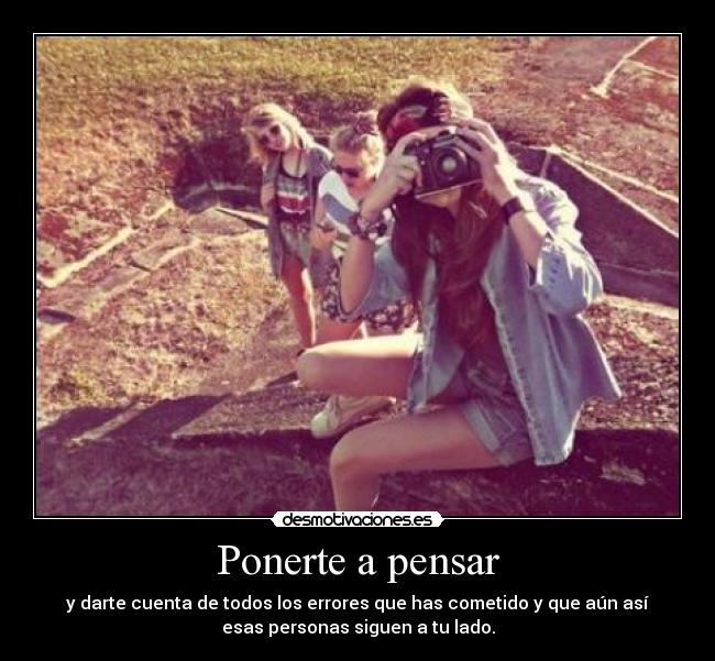 Ponerte a pensar - 
