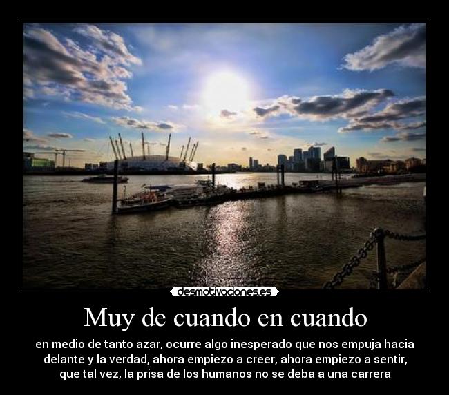 Muy de cuando en cuando -