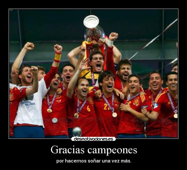 Gracias campeones -