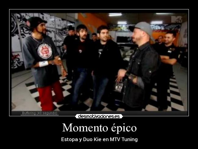 Momento épico - Estopa y Duo Kie en MTV Tuning