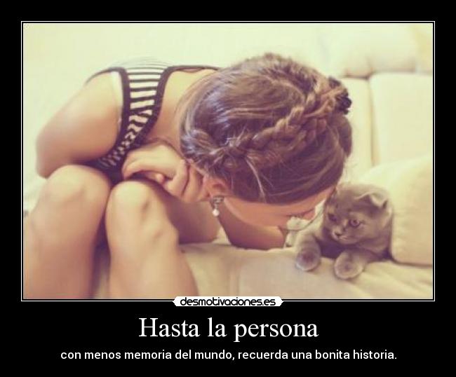 Hasta la persona - 