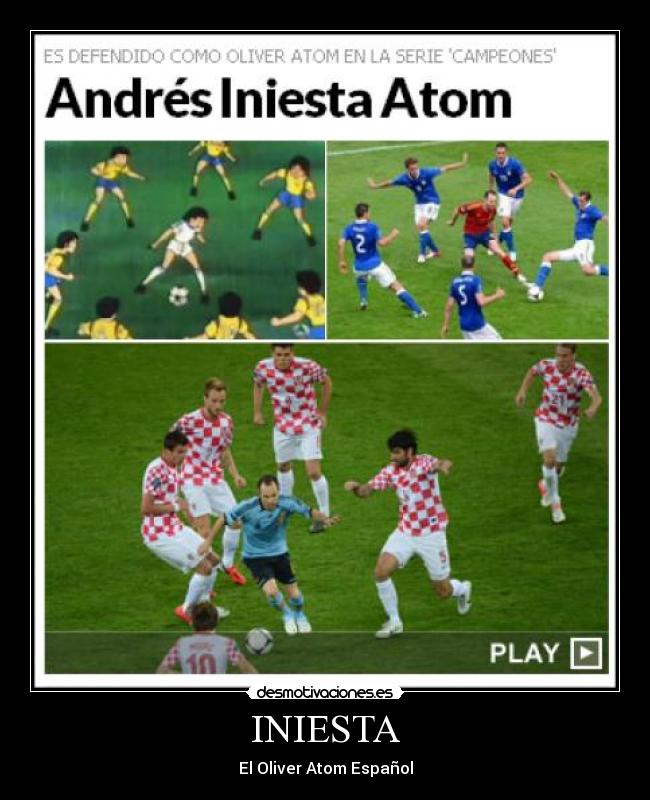 INIESTA - El Oliver Atom Español