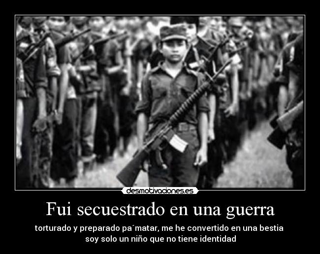 carteles guerra ska nino soldado desmotivaciones