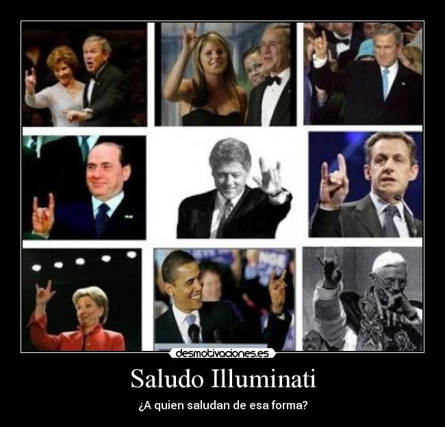 Saludo Illuminati - ¿A quien saludan de esa forma?