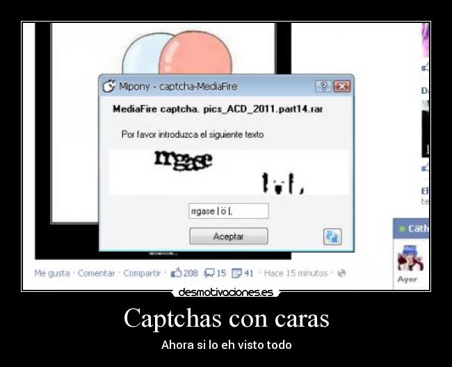 Captchas con caras - Ahora si lo eh visto todo