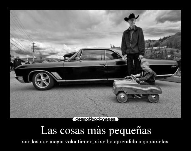 Las cosas màs pequeñas -