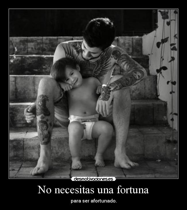 No necesitas una fortuna -