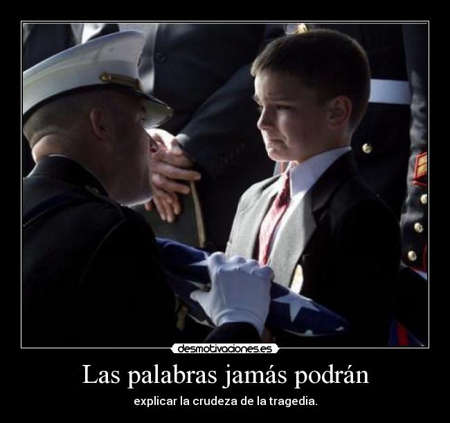 Las palabras jamás podrán - 