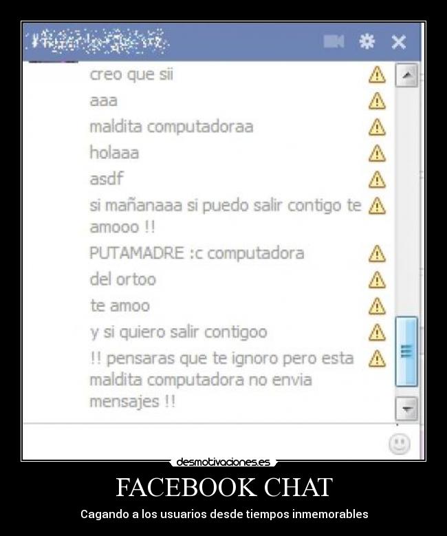 FACEBOOK CHAT - Cagando a los usuarios desde tiempos inmemorables