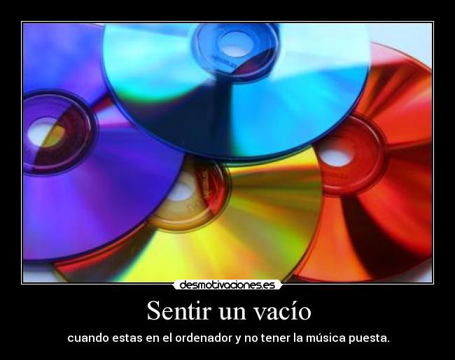 Sentir un vacío - 