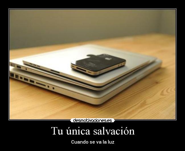 Tu única salvación - Cuando se va la luz