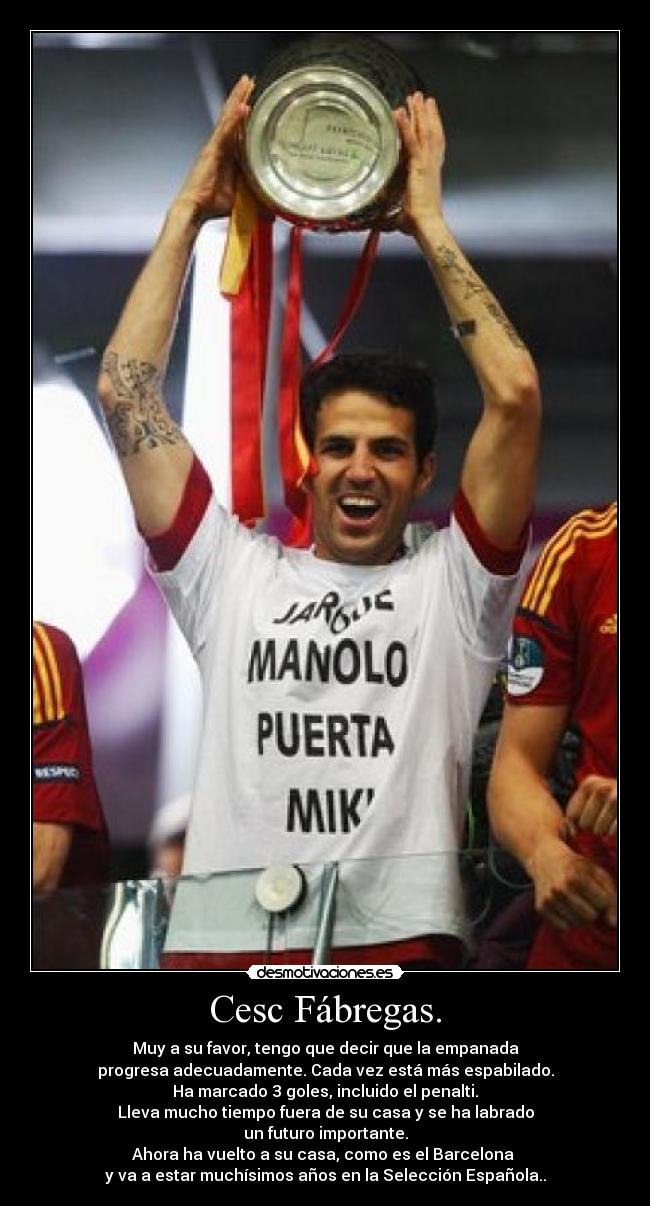 Cesc Fábregas. - 