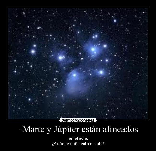 -Marte y Júpiter están alineados -